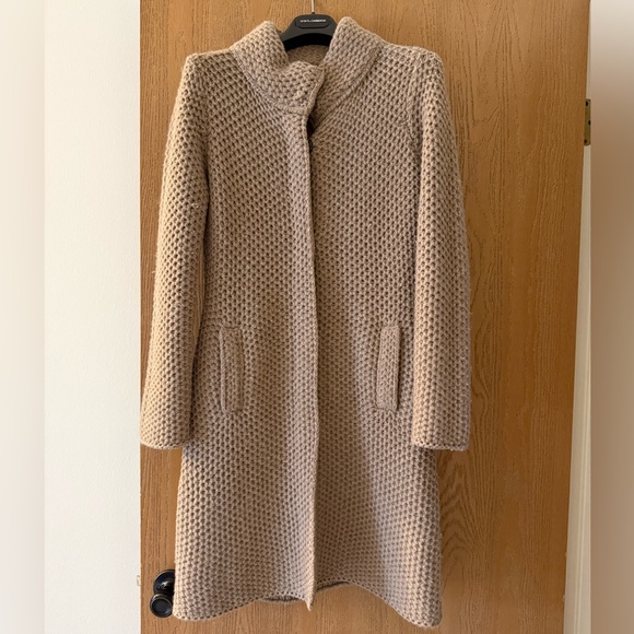 Mantovani Studio Jackets & Blazers - Elegant Tan Women's Coat